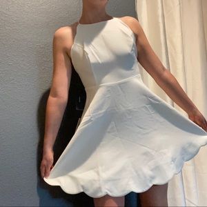 Lulu’s Strappy-Back Halter w/ Scalloped Hem